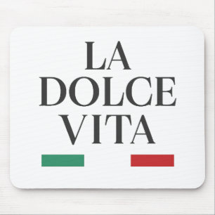Tapis De Souris La Dolce Vita Mousepad italien