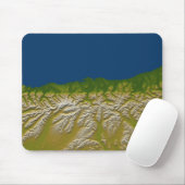 Tapis De Souris La faille alpine le long de la côte ouest (Avec souris)