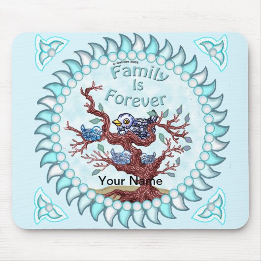Tapis De Souris La famille est éternelle (Devant)