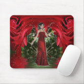 Tapis De Souris La fée Mousepad de rose (Avec souris)
