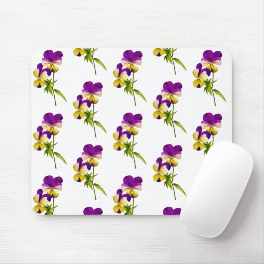 Tapis De Souris 'La fête du Pansy' sur un Mousepad (I) (Avec souris)