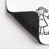 Tapis De Souris La fille de papa Mousepad (Coin)