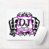 Tapis De Souris La fille DJ Crest (Avec souris)