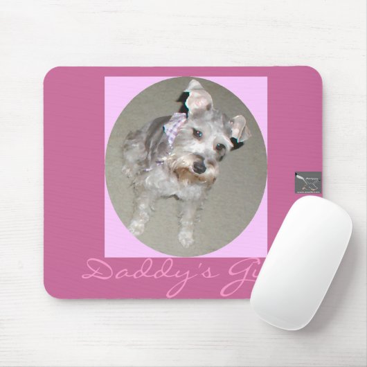 Tapis De Souris La fille du papa (Avec souris)