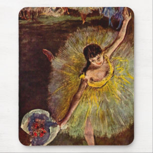 Tapis De Souris La Fin d'une arabesque par Edgar Degas, Ballet vin
