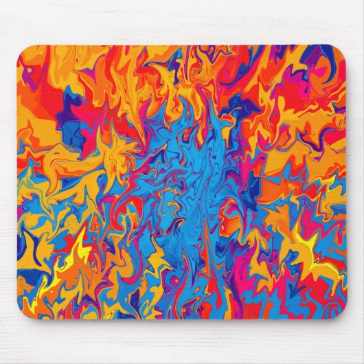 Tapis De Souris La flamme bleue... (Devant)