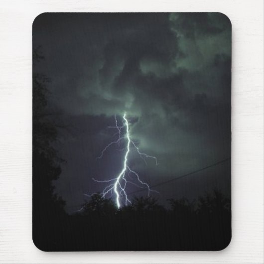 Tapis De Souris La foudre dans les nuages (Devant)