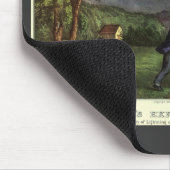 Tapis De Souris La foudre et l'expérience de cerf-volant de Benjam (Coin)