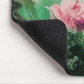 Tapis De Souris LA fuchsia rose verte SWING (Coin)