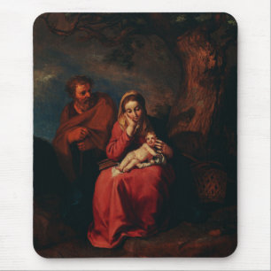 Tapis De Souris La Fuite en Égypte par Abraham Bloemaert