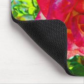 Tapis De Souris la fusion 117HD rose s'est levée (Coin)