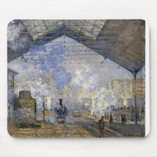 Tapis De Souris La gare Saint-Lazare, Monet (Devant)