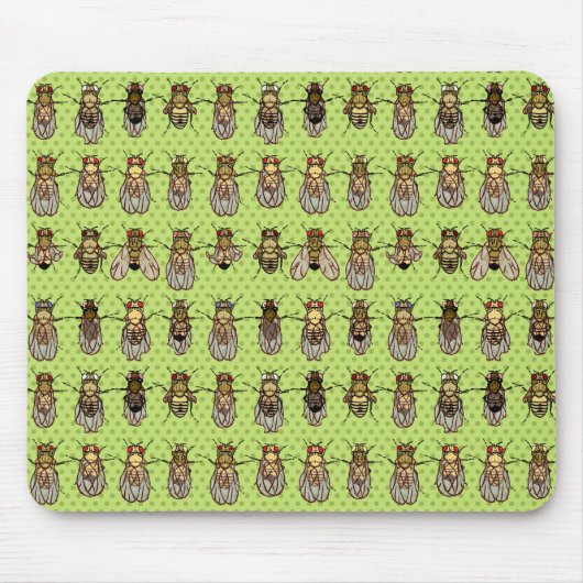 Tapis De Souris La génétique de mouche à fruit de drosophile - (Devant)