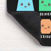 Tapis De Souris La géométrie vous garde en forme, les formes géomé (Coin)