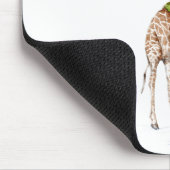 Tapis De Souris La girafe dans une écharpe (Coin)