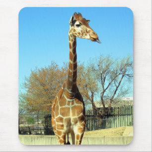 Tapis De Souris La GIRAFE LE COLLANT est LANGUE