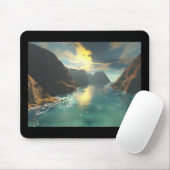Tapis De Souris La gorge Mousepad (Avec souris)