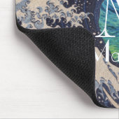 Tapis De Souris La grande nuit étoilée de la vague (Coin)