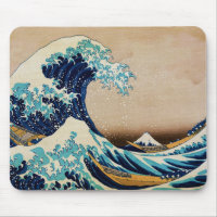 La grande vague par le Japonais vintage de Hokusai