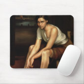 Tapis De Souris La jeune fille de attirance (Avec souris)