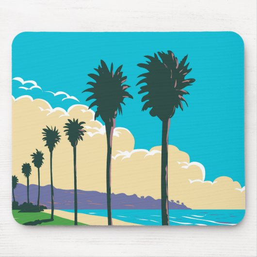 Tapis De Souris La Jolla Shores Beach (Devant)