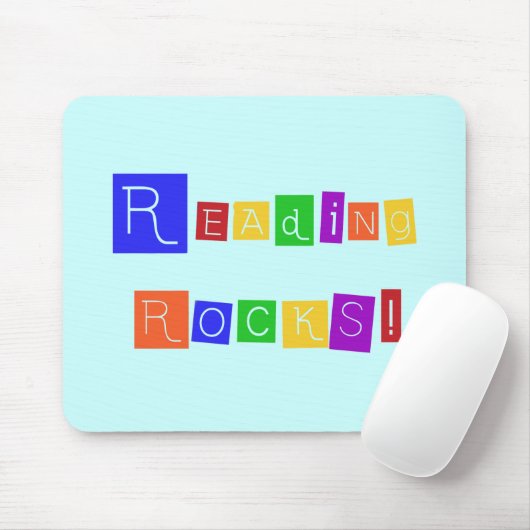 Tapis De Souris La lecture bascule des T-shirts et des cadeaux (Avec souris)