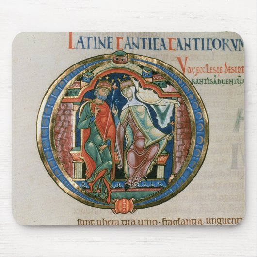 Tapis De Souris La lettre initiale "O" Osculatur je - laissez-moi (Devant)