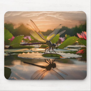 Tapis De Souris La libellule dans la nature
