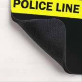 Tapis De Souris la ligne de police ne croisent pas (Coin)