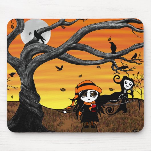 Tapis De Souris "La longue promenade" Mousepad (Devant)