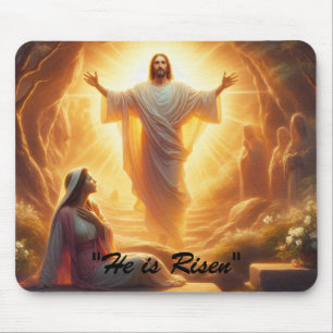 Tapis De Souris La Lumière de la Résurrection : Jésus-Christ se lè
