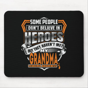 Tapis De Souris La lutte de grand-mère est ma lutte contre la leuc