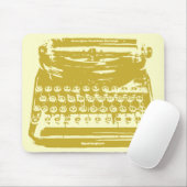 Tapis De Souris la machine à écrire - blé (Avec souris)