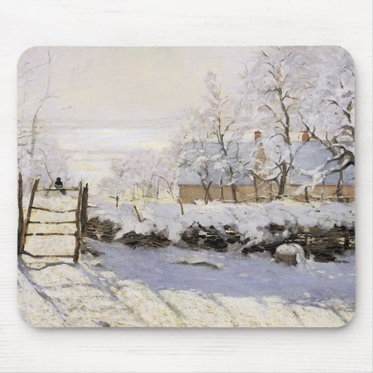 Tapis De Souris La Magpie de Monet (Devant)
