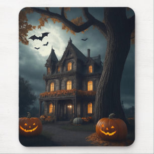 Tapis De Souris La Maison à côté de l'Arbre du Mort