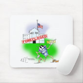 Tapis De Souris La Maison Blanche empêchée (Avec souris)