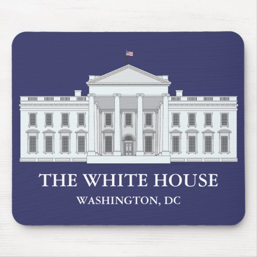 Tapis De Souris La Maison Blanche Mousepad (Devant)