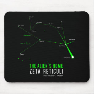 Tapis De Souris La maison de l'alien de ZETA RETICULI