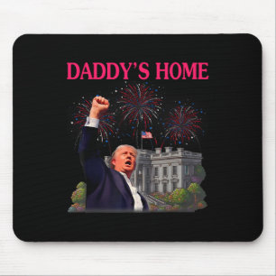Tapis De Souris La maison de Trump Daddy Bye Joe Biden abandonne s