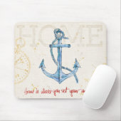 Tapis De Souris La maison est où vous placez votre Ancre (Avec souris)