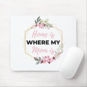 Tapis De Souris La maison où ma mère est noire (Avec souris)