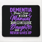Tapis De Souris La maladie ne vient pas avec Heimerheimer Awar man (Devant)