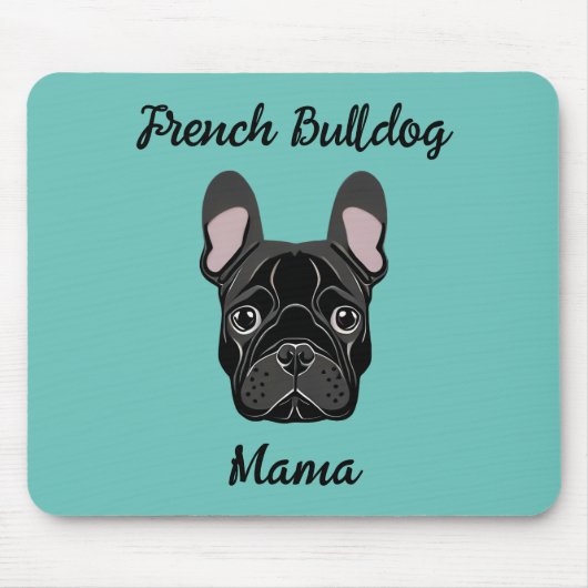 Tapis De Souris La maman du Bulldog (Devant)