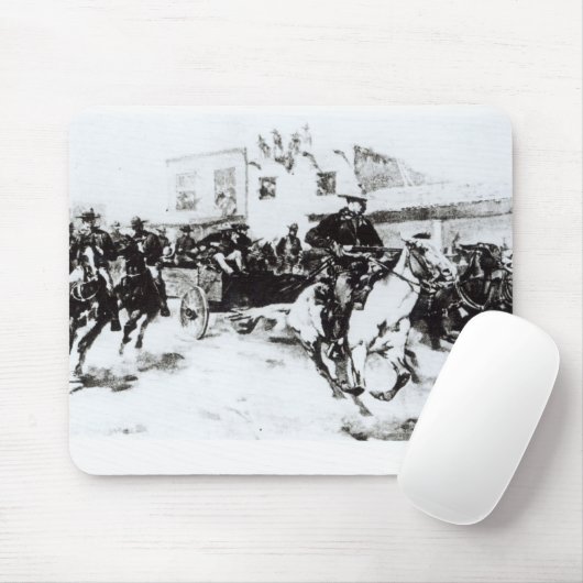 Tapis De Souris La mansarde apporte en Billy l'enfant, 1880 (Avec souris)