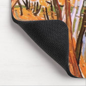 Tapis De Souris La marche : Les Feuilles en chute par Vincent van (Coin)