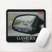 Tapis De Souris La mentalité de Gamers des miroirs d'entraînement (Avec souris)