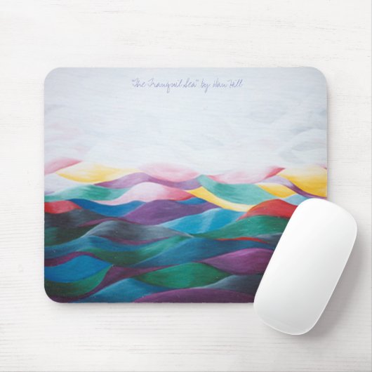 Tapis De Souris "La mer tranquille" Mousepad (Avec souris)