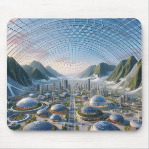 Tapis De Souris La Métropole du Dôme Solaire