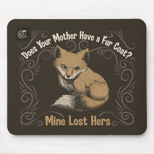 Tapis De Souris La mine a perdu le sien conception par le dragon (Devant)