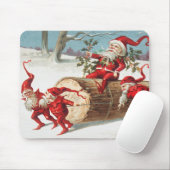 Tapis De Souris La Mort de Santa gnomé sur une route (Avec souris)